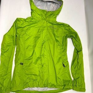Marmot womens rain jacket size XS green